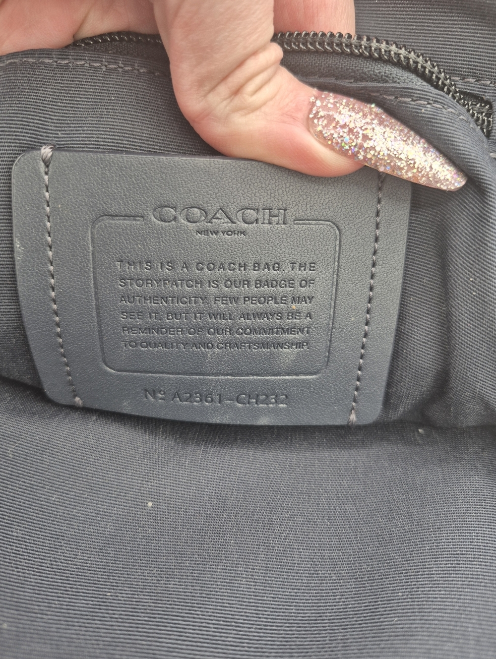 Coach Silver/blue Sullivan Pack With Trompe L'oeil Print - Picture 7 of 8